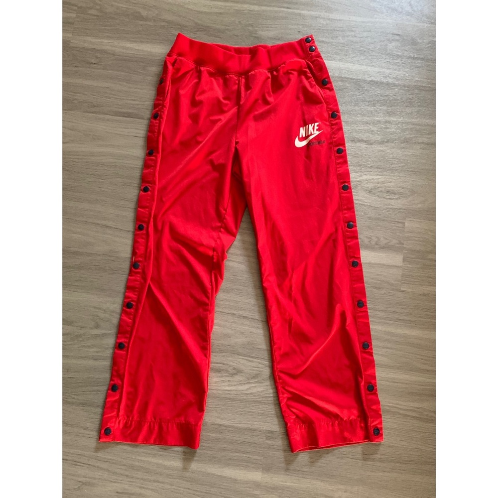 Nike snap track pants size medium